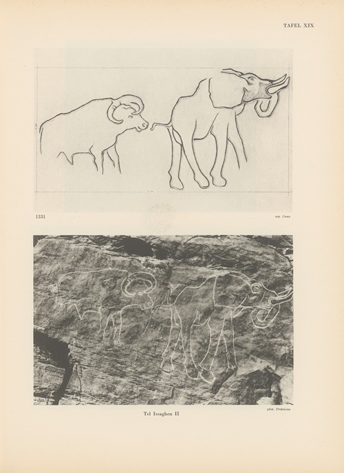 Ekade Ektab die Felsbilder Fezzans Pl.22