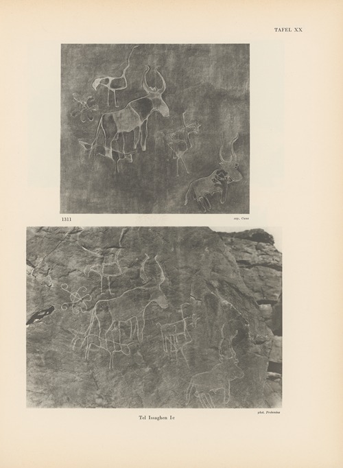 Ekade Ektab die Felsbilder Fezzans Pl.23