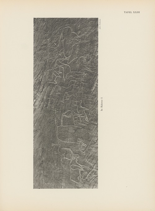 Ekade Ektab die Felsbilder Fezzans Pl.25