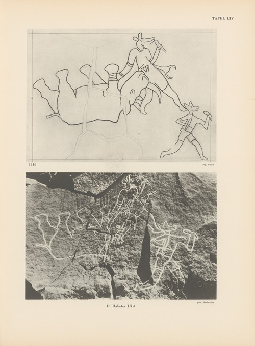 Ekade Ektab die Felsbilder Fezzans Pl.51