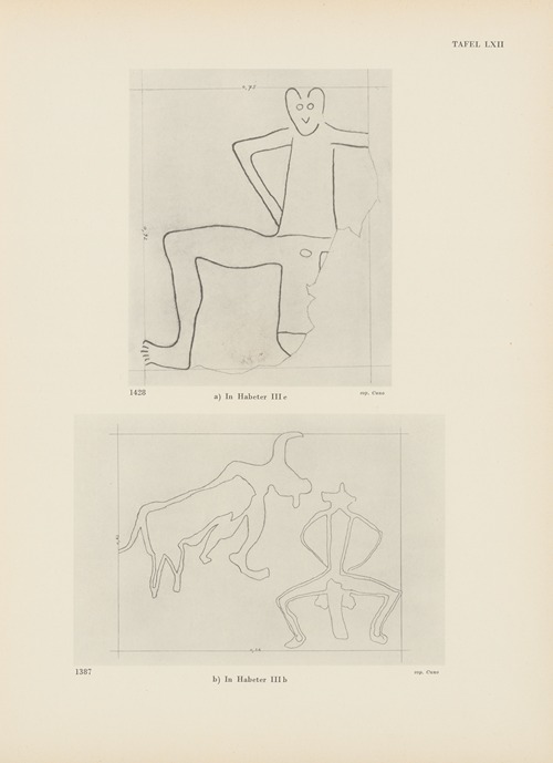 Ekade Ektab die Felsbilder Fezzans Pl.58