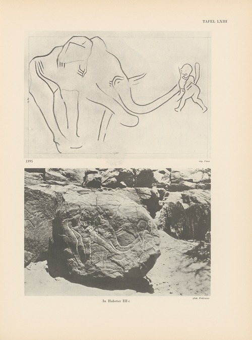 Ekade Ektab die Felsbilder Fezzans Pl.59