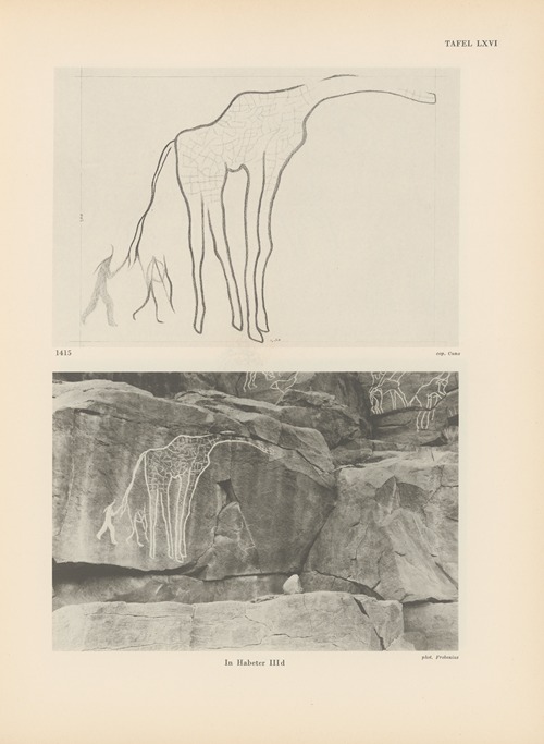 Ekade Ektab die Felsbilder Fezzans Pl.61