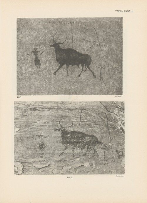 Ekade Ektab die Felsbilder Fezzans Pl.71
