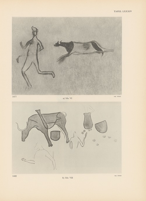 Ekade Ektab die Felsbilder Fezzans Pl.75