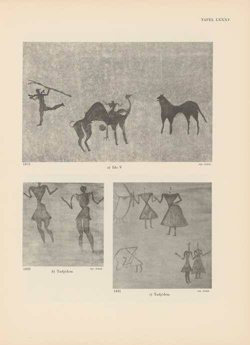 Ekade Ektab die Felsbilder Fezzans Pl.76