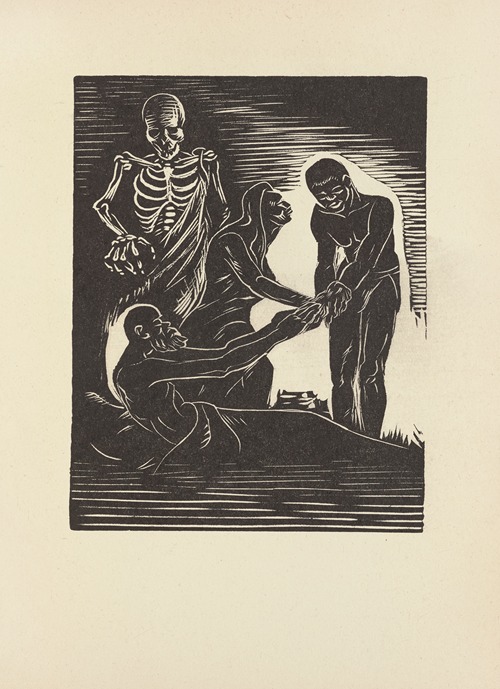 The old man reach him shaky hand to feel the hair on Esau’s skin