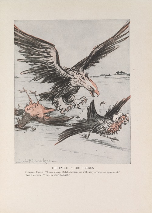 Eagle in Hen-run