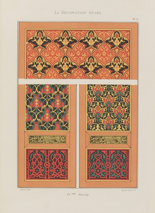 La Décoration arabe Pl.13