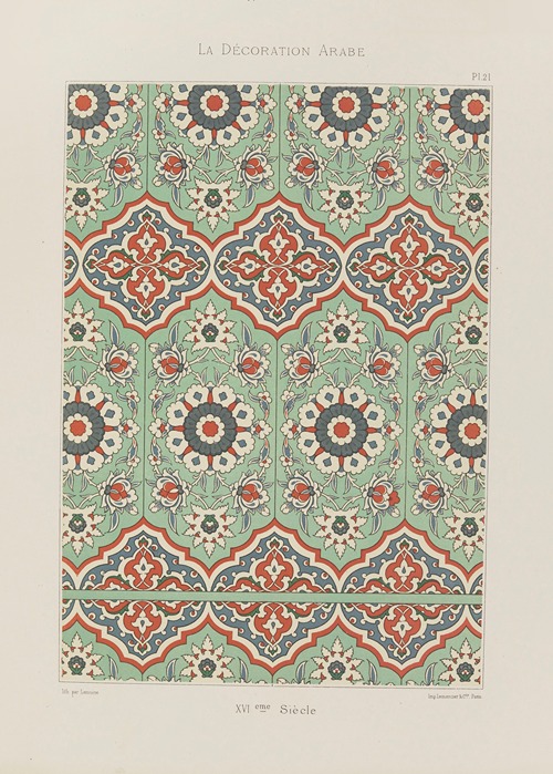 La Décoration arabe Pl.16