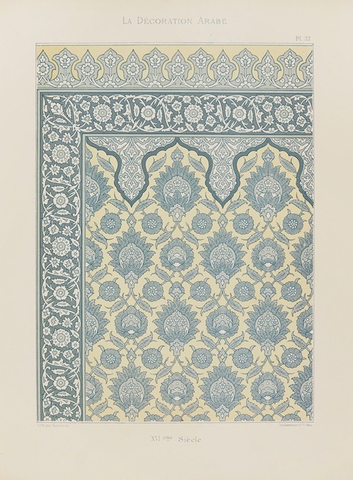 La Décoration arabe Pl.17