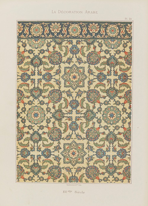 La Décoration arabe Pl.18