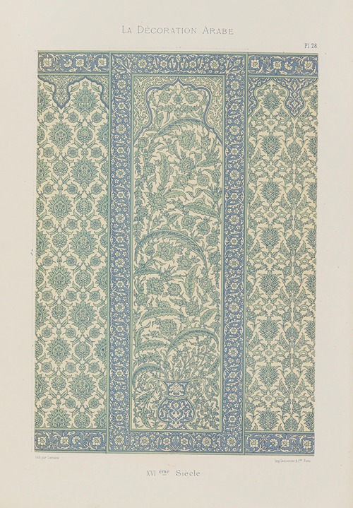 La Décoration arabe Pl.21