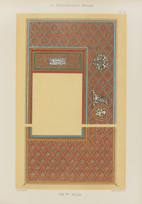 La Décoration arabe Pl.36