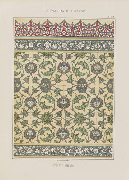 La Décoration arabe Pl.46