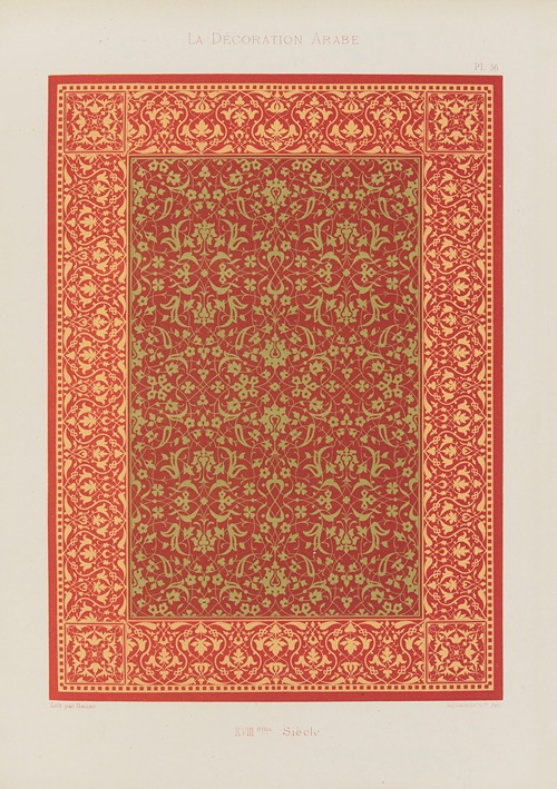 La Décoration arabe Pl.48