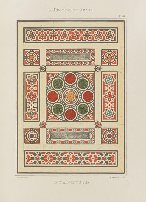 La Décoration arabe Pl.72