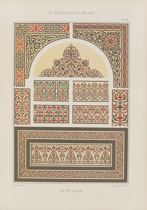 La Décoration arabe Pl.74