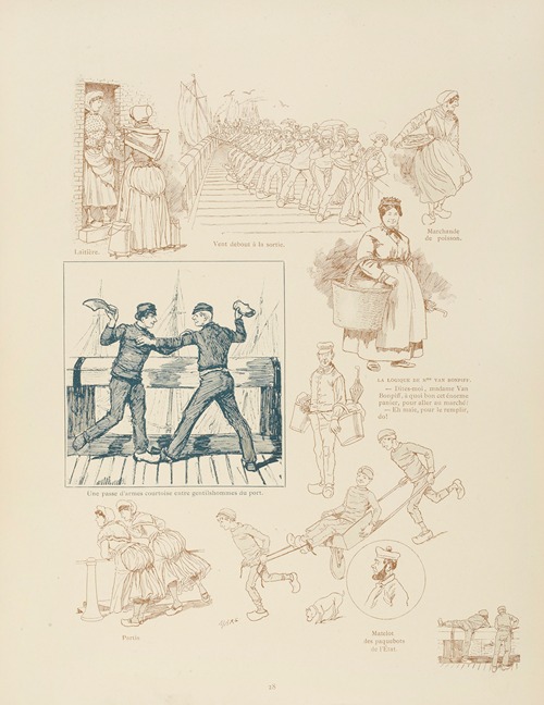 Aux bains de mer d’Ostende Pl.28