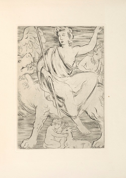 Le centaure suivi de la Bacchante Pl.08