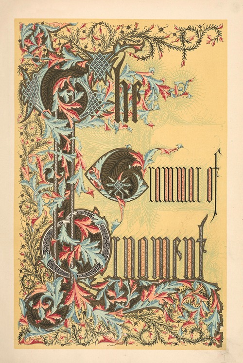 The grammar of ornament – Title page