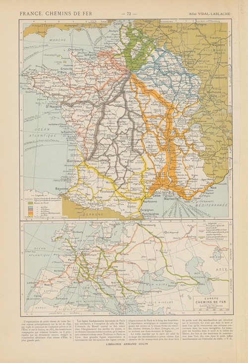France. Chemis de fer