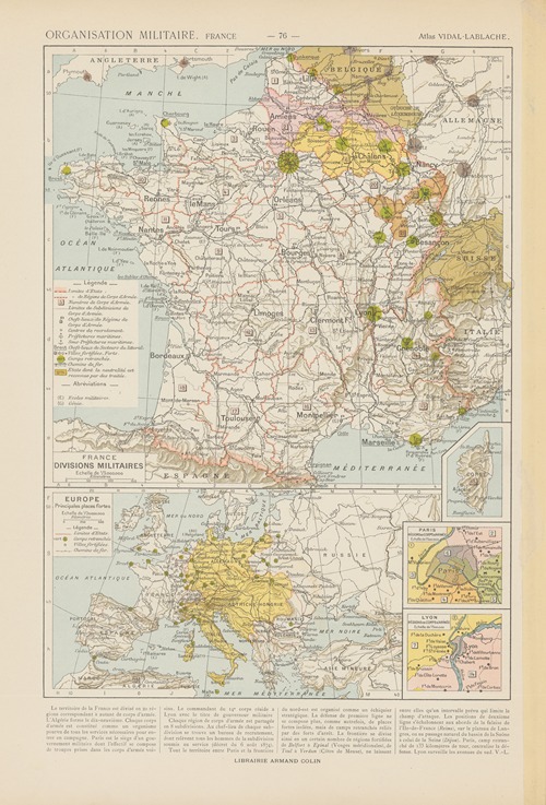 France. Organisation Militaire
