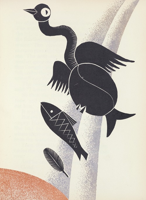 The bird from the waterfall