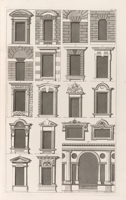 Architektura obeymuiaca wszelki gatunek murowania i budowania Pl.049