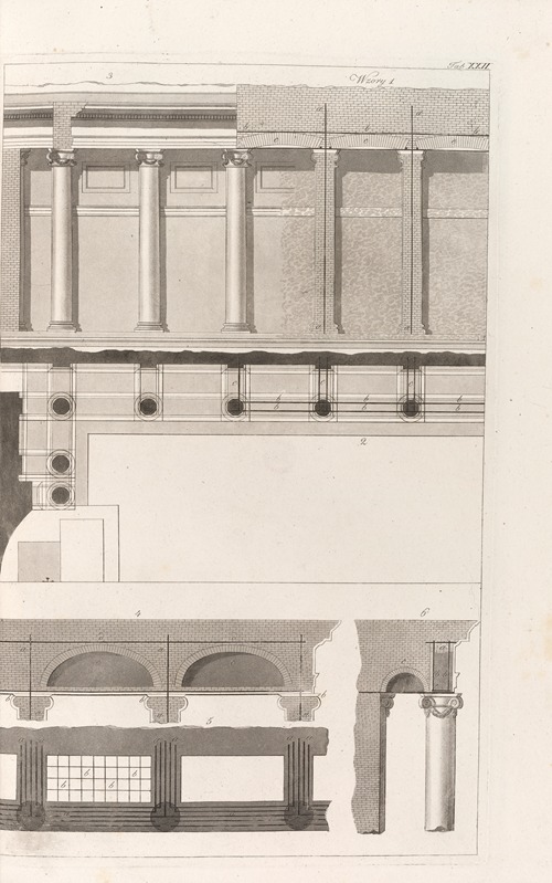 Architektura obeymuiaca wszelki gatunek murowania i budowania Pl.109