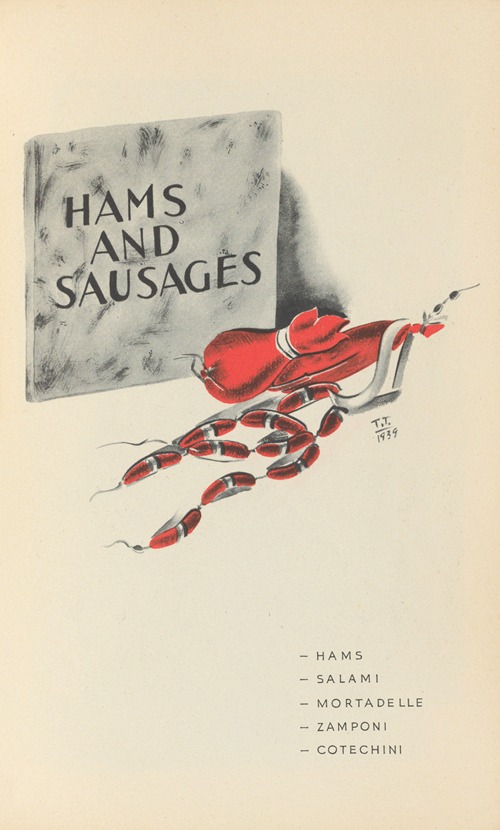 Ham and sausages