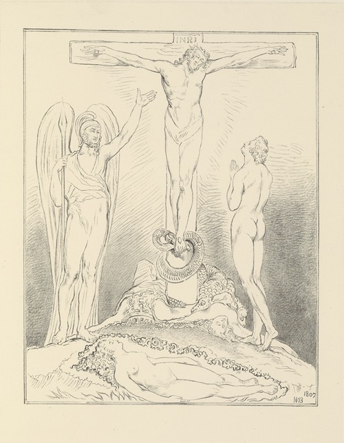 William Blake; etchings from his works Pl.10