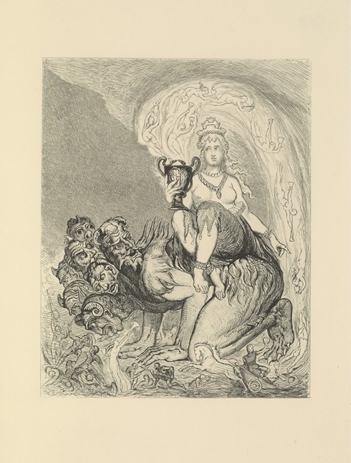 William Blake; etchings from his works Pl.6