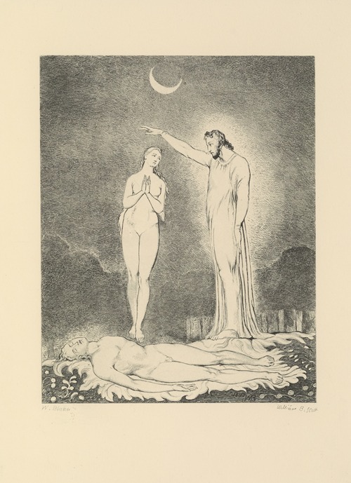 William Blake; etchings from his works Pl.7