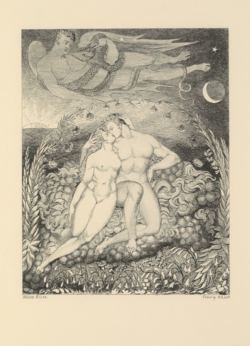 William Blake; etchings from his works Pl.8