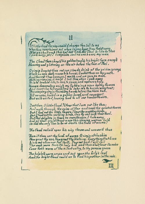 The Book of Thel Pl.4