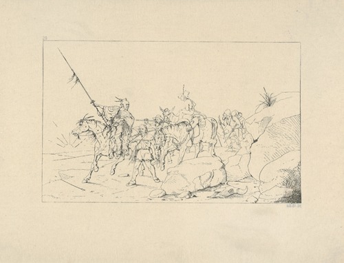 Albert S. Johnston Crossing the Desert to Join the Southern Army