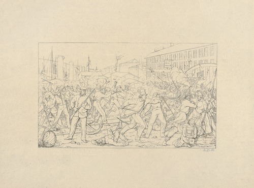 Battle in Baltimore, April 19, 1861