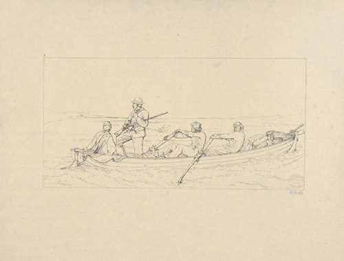 Marylanders Crossing the Potomac to Join the Southern Army