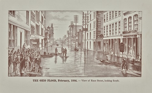 View of Race Street, looking south