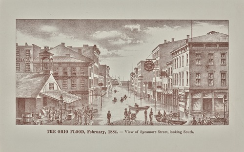 View of Sycamore Street, looking south