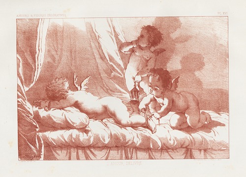 Amours et figures; décoratives arts industriels Pl.17