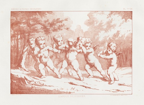 Amours et figures; décoratives arts industriels Pl.18