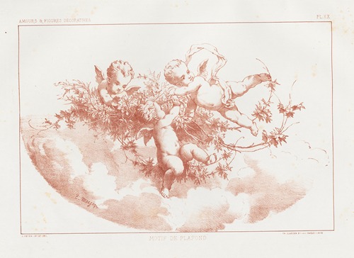 Amours et figures; décoratives arts industriels Pl.19