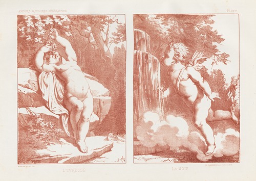 Amours et figures; décoratives arts industriels Pl.24