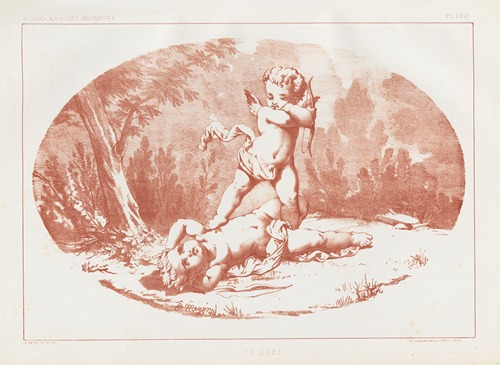 Amours et figures; décoratives arts industriels Pl.25
