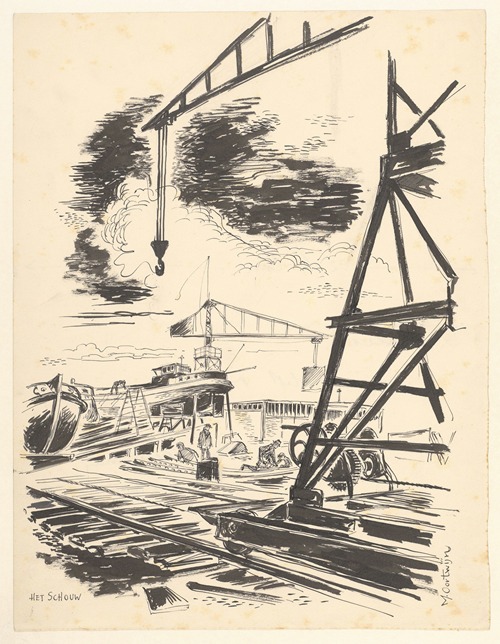 Scheepswerf bij Het Schouw