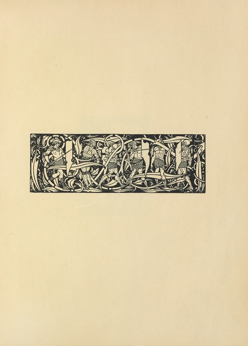 Headpiece From ‘Le Morte Darthur’