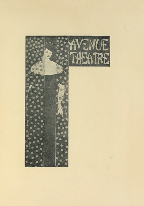 Avenue Theatre Poster For ‘A Comedy of Sighs’