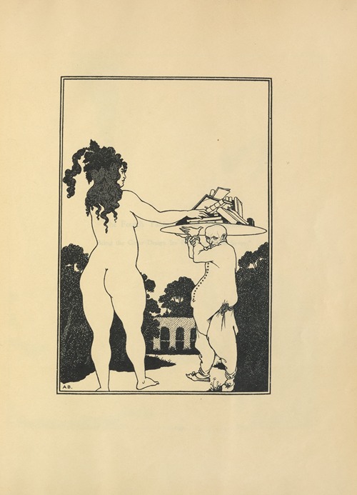 Bookplate of Aubrey Beardsley